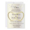 Wedding Invitation - Golden Hearts Theme