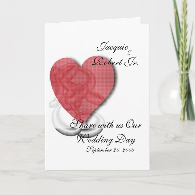 Wedding Invitation / Greeting Card (Front)