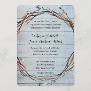 Wedding Invitation Hosted by Bride's Parents