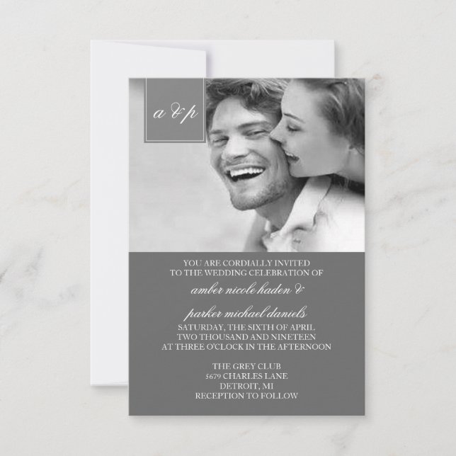 Wedding Invitation | Initially (Front)