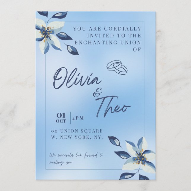 Wedding Invitation / Invitación de boda (Front)
