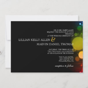 Wedding Invitation   Lit Night