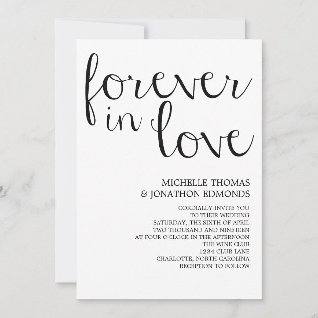 Wedding Invitation | Mod Pen (Front)