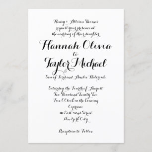 Wedding Invitation *Modern Classic*