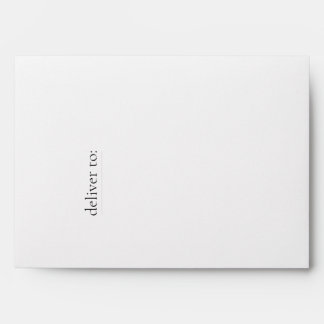 Wedding Invitation Outer Envelope