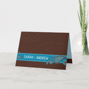 WEDDING INVITATION :: paisley landscape