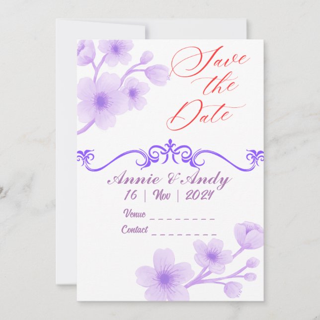 Wedding Invitation - Perfect Promise (Front)