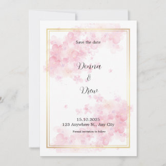 Wedding Invitation Portrait