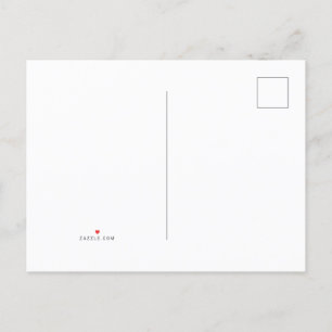 wedding  invitation postcard