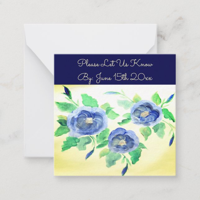 Wedding Invitation Response Card (Front)