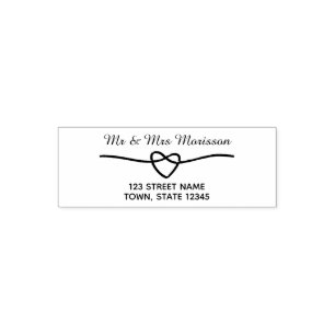 Wedding Invitation Return Address Self-inking Stamp