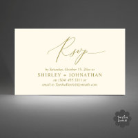 Wedding Invitation RSVP, Modern Romantic Reminder