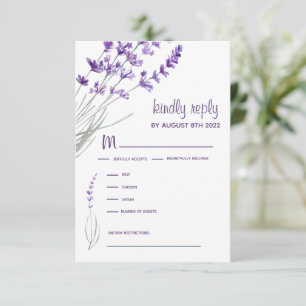 Wedding Invitation RSVP Response Cards