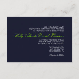 Wedding Invitation Simply Grace dblgr