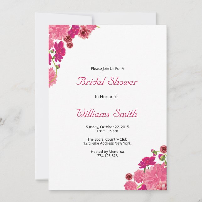 Wedding Invitation Template (Front)