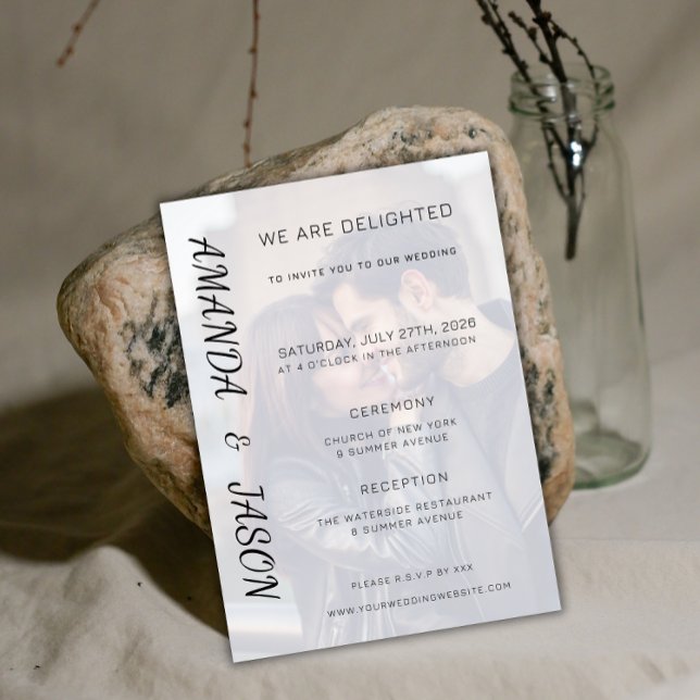 Wedding Invitation Template with Photo Slots (Creator Uploaded)