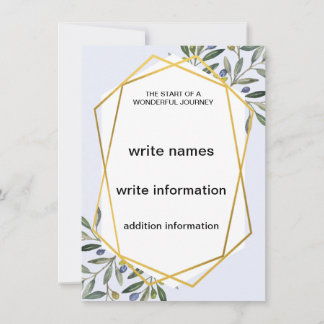 Wedding invitation templates