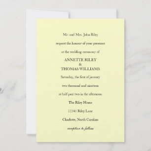 Wedding Invitation   The Invite  iv