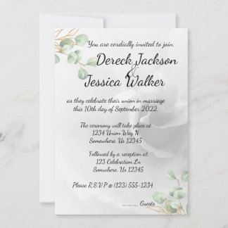 Wedding Invitation Union