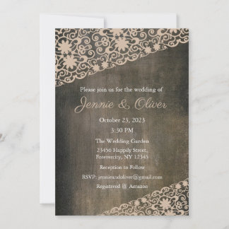 Wedding Invitation, Wedding Stationary, Bride Invitation