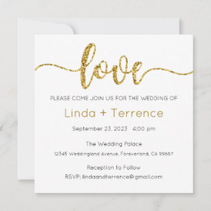 Wedding Invitation, Wedding Stationary, Love Invitation