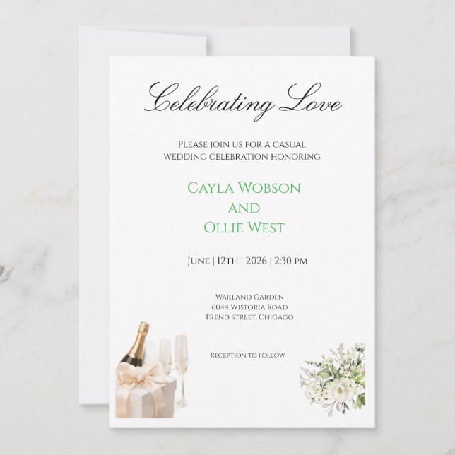 Wedding invitations (Front)