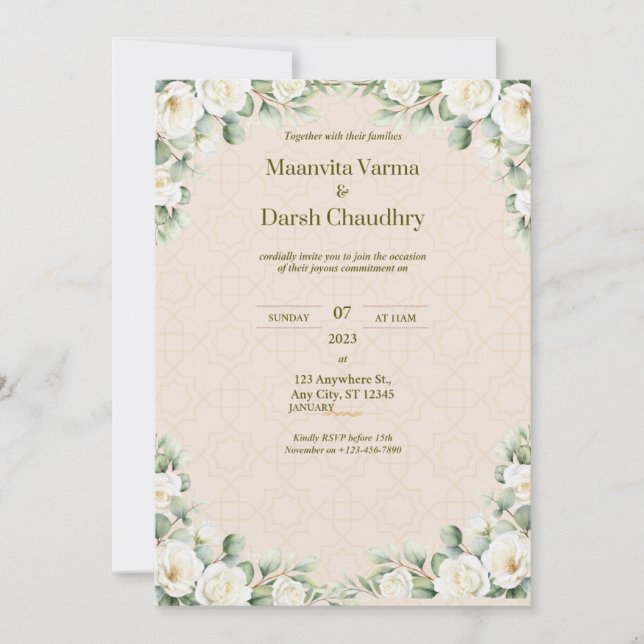 Wedding invitations  (Devant)