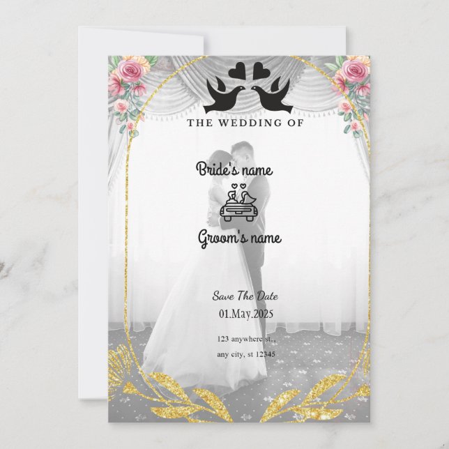 wedding invitations  (Front)