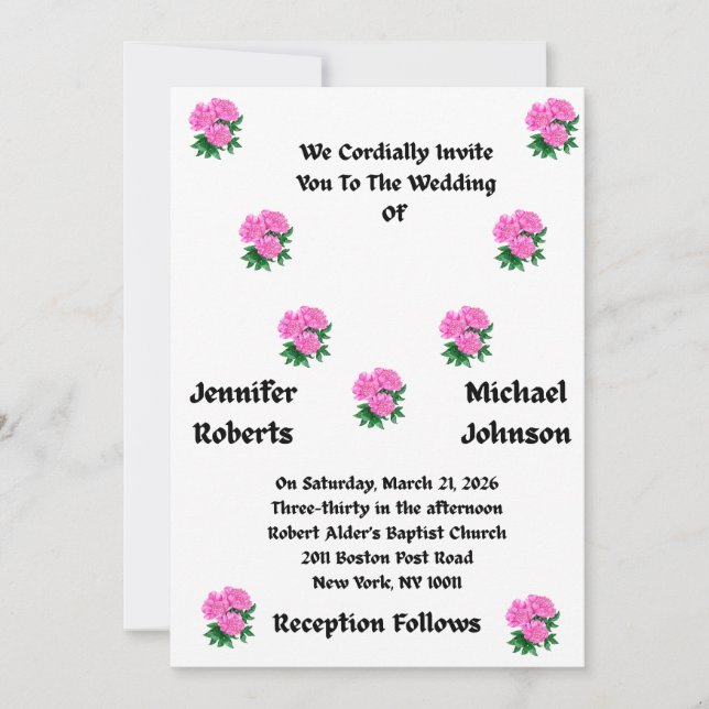 Wedding Invitations (Front)