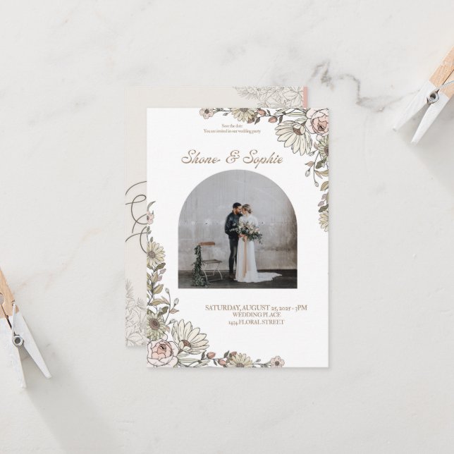 WEDDING INVITATIONS (Front/Back In Situ)
