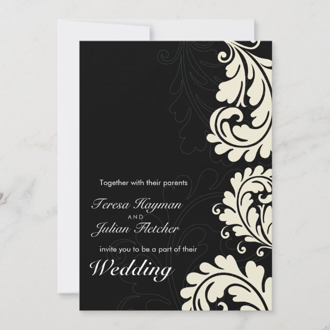 WEDDING INVITATIONS :: bold flourish 15P (Front)