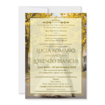 Wedding Invitations Elegant Classic Spring Theme
