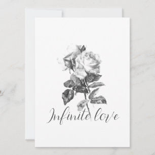 WEDDING INVITATIONS Flat Card ART&DESIGN STYLE