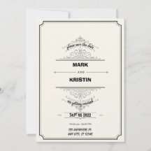 Wedding Invitations in the Traditional Style
