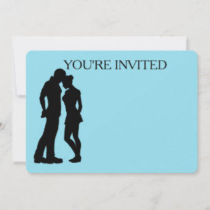 Wedding invitations, Man and Woman, Personalized Invitation