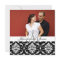 Wedding Invitations Monogram Names Photo Damask