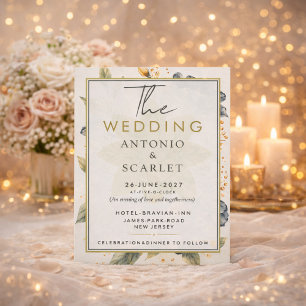 Wedding Invitations QR Code Elegant And minimalist