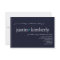 Wedding Invite | A+ Navy Blue