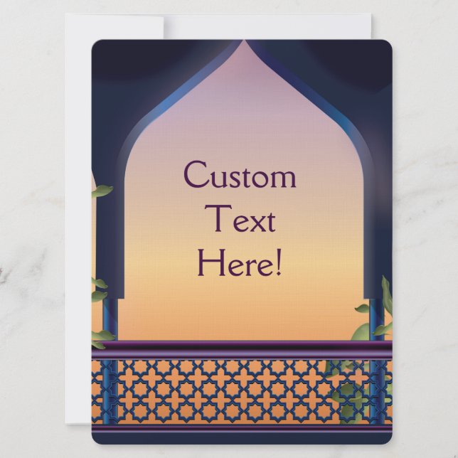 Wedding Invite of a Indian Palace (Front)