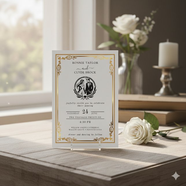 Wedding Invite with Your Photo & Classic Layout (Creator Uploaded)