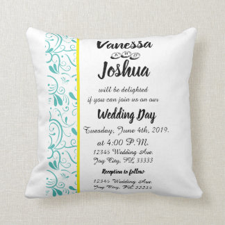 Wedding Invites Keepsakes/Souvenir Pillow