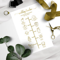 Wedding Itinerary Cocktail - Icon Wedding Welcome 