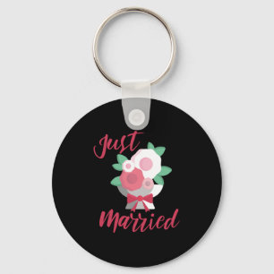 Wedding Just Married Keychain