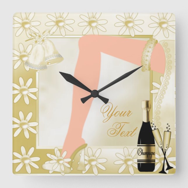 Wedding Keepsake 2 Wall Clock (Front)