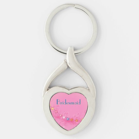 Wedding Keepsake Heart Keychain