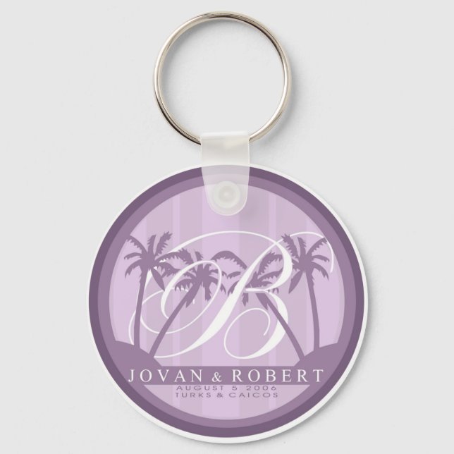 Wedding Keychain Favour (Front)