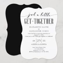 Wedding Little Get-Together Simple Party