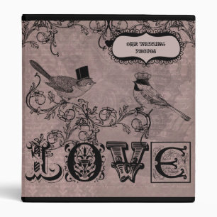 Wedding Love Birds  Photo Binder