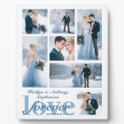 Wedding LOVE FOREVER Photo Collage Custom Colour
