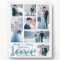 Wedding LOVE FOREVER Photo Collage Custom Colour